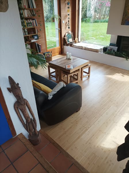 Image 3 de Un intérieur qui respire l'élégance et la nature – Parquet Bambou